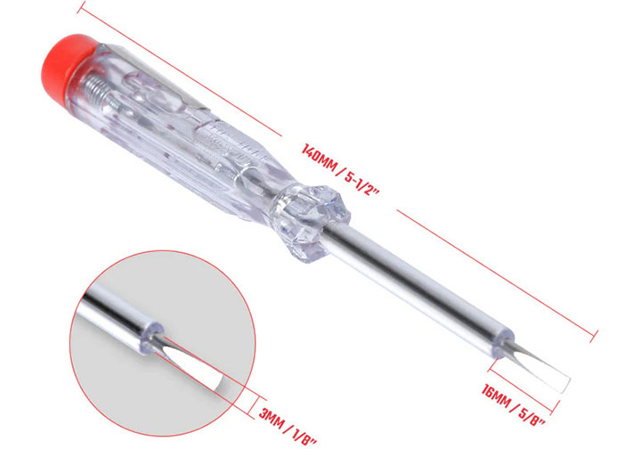143mm Bút thử điện Workpro WP295001 143mm Bút thử điện Workpro WP295001