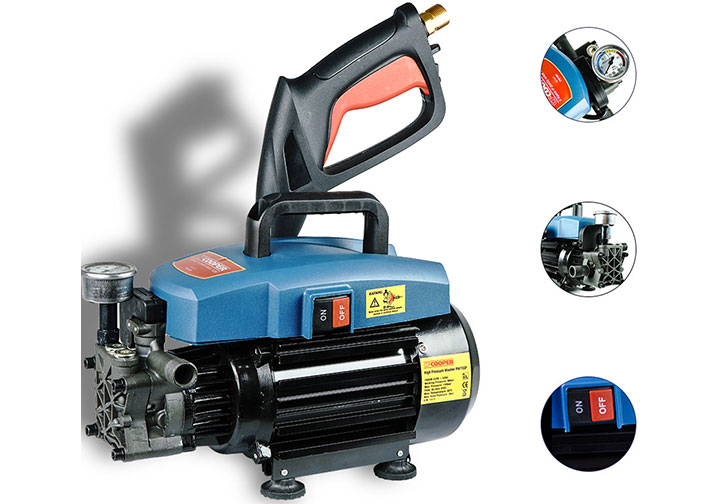 1500W Máy phun xịt rửa cao áp CF Cooper PW15SP 1500W Máy phun xịt rửa cao áp CF Cooper PW15SP