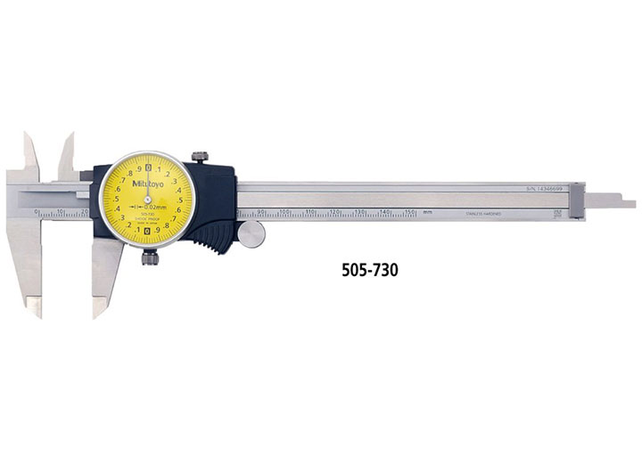 150mm Thước cặp đồng hồ Mitutoyo 505-730 150mm Thước cặp đồng hồ Mitutoyo 505-730
