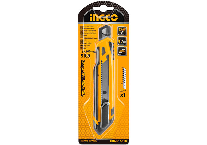 158mm Dao rọc giấy INGCO HKNS16618 158mm Dao rọc giấy INGCO HKNS16618