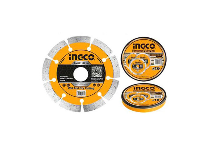 180(7")x22.2mm Hộp đĩa cắt gạch khô 5 lưỡi INGCO DMD011802M 180(7")x22.2mm Hộp đĩa cắt gạch khô 5 lưỡi INGCO DMD011802M