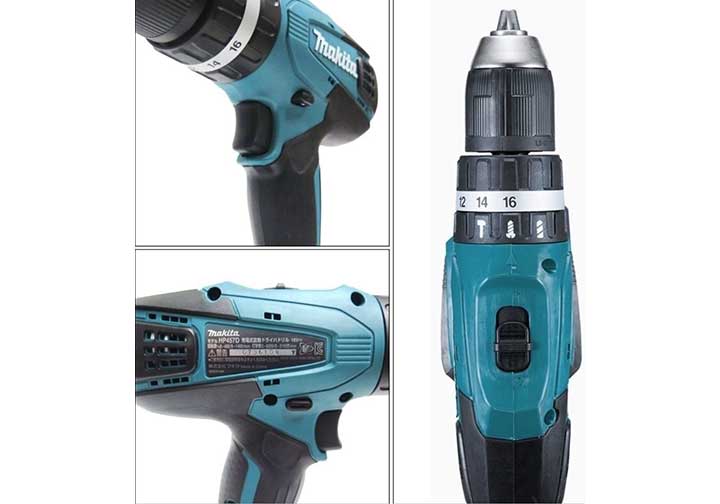 18V Máy khoan búa dùng pin Makita HP457DZ 18V Máy khoan búa dùng pin Makita HP457DZ