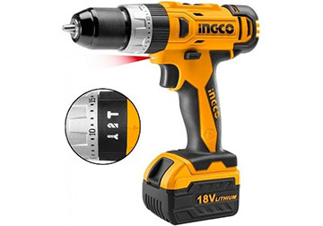 18V Máy khoan vặn vít dùng pin INGCO CIDLI228180 18V Máy khoan vặn vít dùng pin INGCO CIDLI228180
