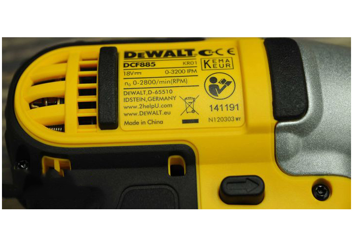 18V Máy vặn vít động lực dùng pin Dewalt DCF885N-KR 18V Máy vặn vít động lực dùng pin Dewalt DCF885N-KR