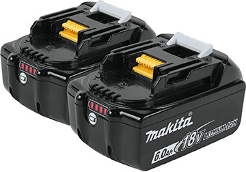 18V/6.0Ah Pin Lithium-Ion Makita BL1860B (197422-4) 18V/6.0Ah Pin Lithium-Ion Makita BL1860B (197422-4)