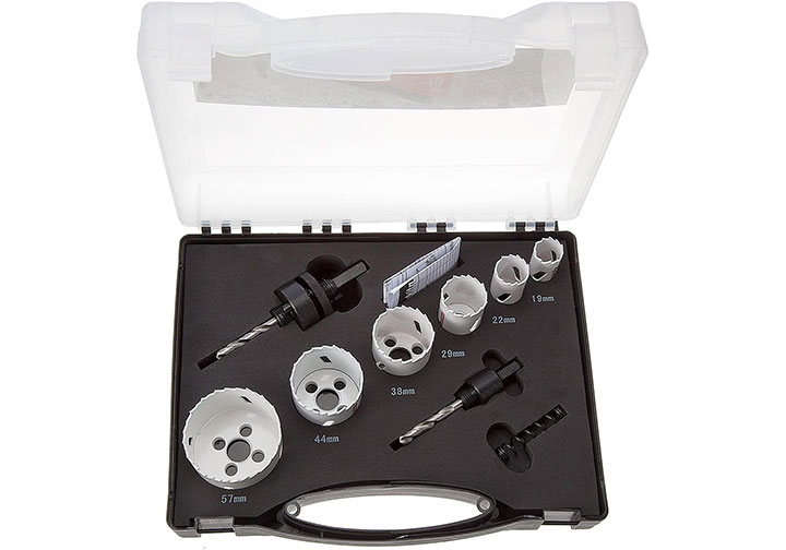 19-57mm Bộ mũi khoét lỗ Bi-Metal Makita D-47117 19-57mm Bộ mũi khoét lỗ Bi-Metal Makita D-47117