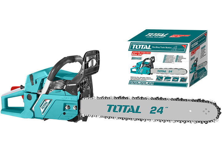 2.4Kw Máy cưa xích dùng xăng Total TG5602411 2.4Kw Máy cưa xích dùng xăng Total TG5602411