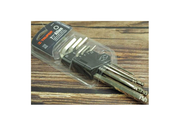 2.5-10mm Bộ lục giác bi 7 chi tiết hệ mét Truper 15548 (ALLX-7M) 2.5-10mm Bộ lục giác bi 7 chi tiết hệ mét Truper 15548 (ALLX-7M)
