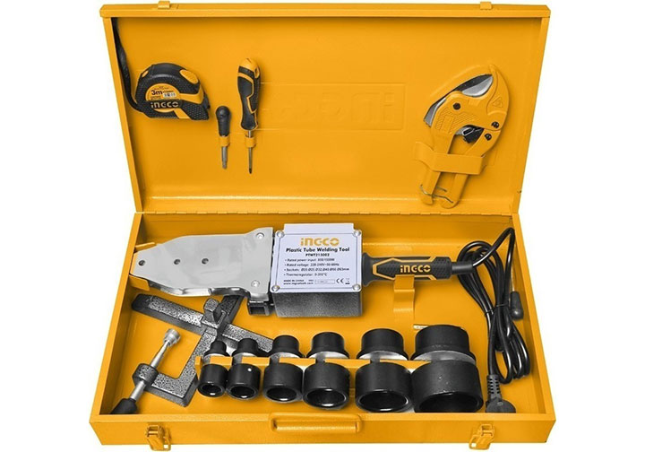 20-63mm Máy hàn ống nhựa 1500W INGCO PTWT215002 20-63mm Máy hàn ống nhựa 1500W INGCO PTWT215002