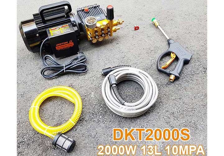 2000W Máy xịt rửa xe cao áp Dekton DKT2000S 2000W Máy xịt rửa xe cao áp Dekton DKT2000S