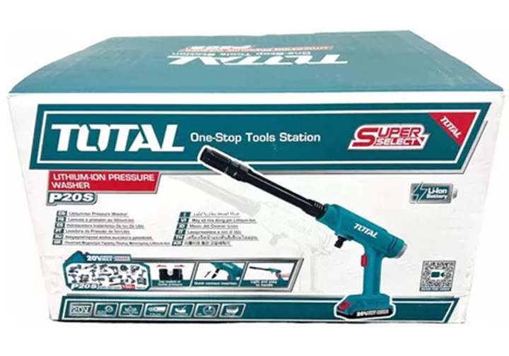 20V Bộ máy xịt rửa dùng pin Total TPWLI20282 20V Bộ máy xịt rửa dùng pin Total TPWLI20282