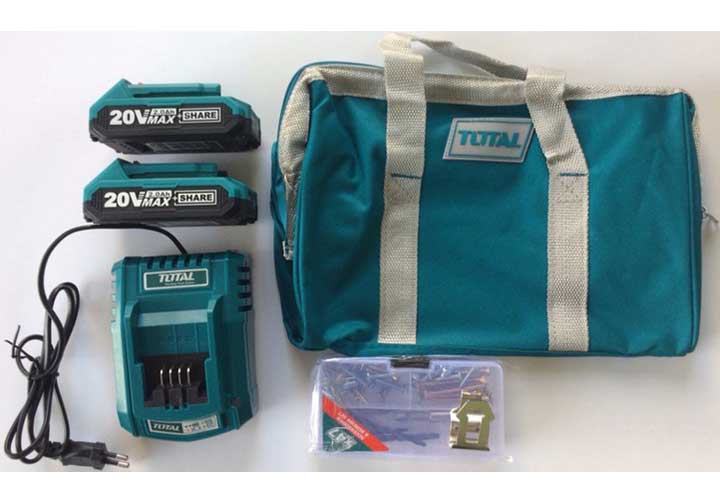 20V Máy khoan vặn vít dùng pin 50 chi tiết Total TIDLI2002 20V Máy khoan vặn vít dùng pin 50 chi tiết Total TIDLI2002