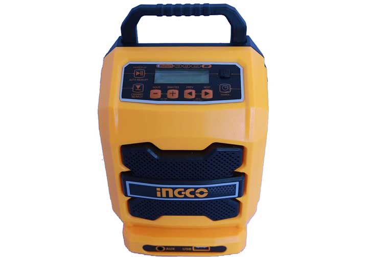 20V Radio (loa) công trường dùng pin Ingco CJRLI2001 20V Radio (loa) công trường dùng pin Ingco CJRLI2001