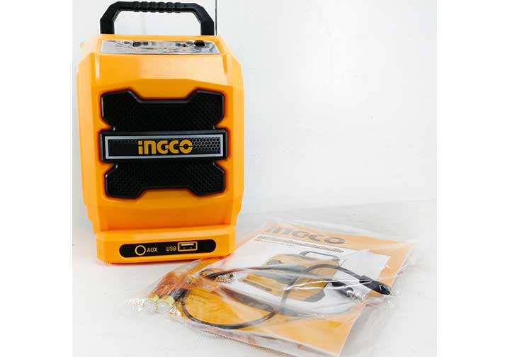 20V Radio (loa) công trường dùng pin Ingco CJRLI2001 20V Radio (loa) công trường dùng pin Ingco CJRLI2001