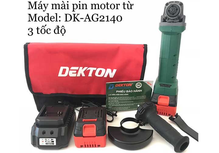 21V Máy mài góc dùng pin 100mm Dekton DK-AG2140 21V Máy mài góc dùng pin 100mm Dekton DK-AG2140
