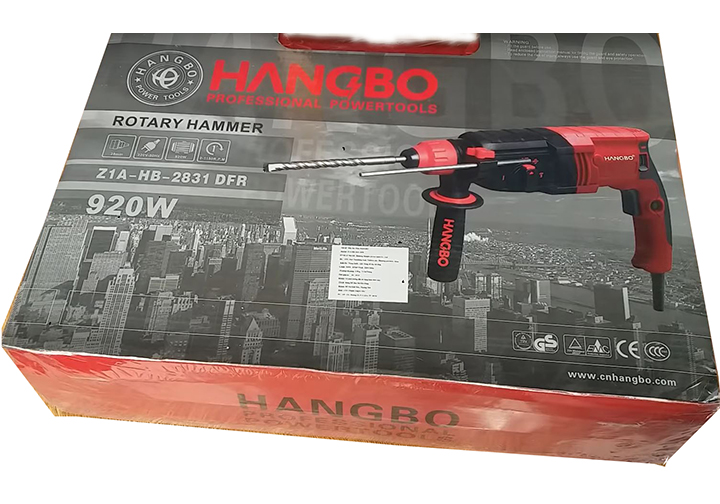 22mm Máy khoan búa 920W Hangbo HB-2831DFR 22mm Máy khoan búa 920W Hangbo HB-2831DFR