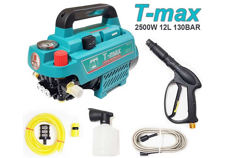 2500W Máy xịt rửa xe chỉnh áp T-Max TM-999 2500W Máy xịt rửa xe chỉnh áp T-Max TM-999