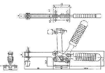 250kg Gá kẹp (cam kẹp) định vị chiều ngang King-Diamond KD-203FL 250kg Gá kẹp (cam kẹp) định vị chiều ngang King-Diamond KD-203FL