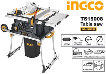 254mm Máy cưa bàn 1500W INGCO TS15008 254mm Máy cưa bàn 1500W INGCO TS15008