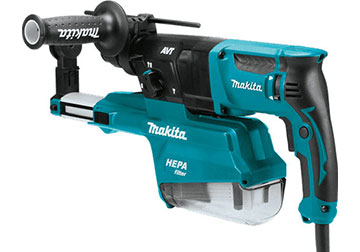26mm Máy khoan đa năng tự hút bụi 800W Makita HR2651T 26mm Máy khoan đa năng tự hút bụi 800W Makita HR2651T
