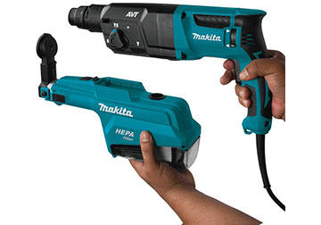 26mm Máy khoan đa năng tự hút bụi 800W Makita HR2651T 26mm Máy khoan đa năng tự hút bụi 800W Makita HR2651T
