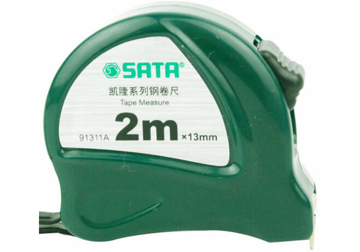 2m Thước cuộn thép Sata 91-311A (91311A) 2m Thước cuộn thép Sata 91-311A (91311A)