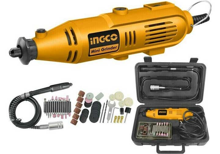 3.2mm Bộ máy khoan, mài mini 130W Ingco MG1309 3.2mm Bộ máy khoan, mài mini 130W Ingco MG1309
