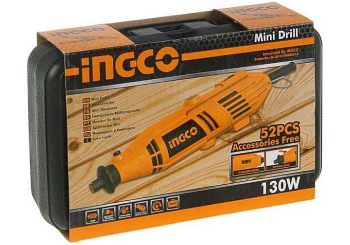 3.2mm Bộ máy khoan, mài mini 130W Ingco MG1309 3.2mm Bộ máy khoan, mài mini 130W Ingco MG1309