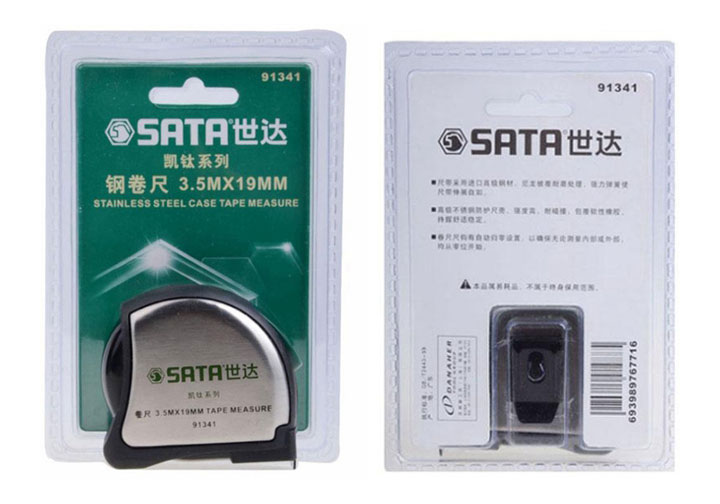 3.5m Thước cuốn thép Sata 91-341 (91341) 3.5m Thước cuốn thép Sata 91-341 (91341)