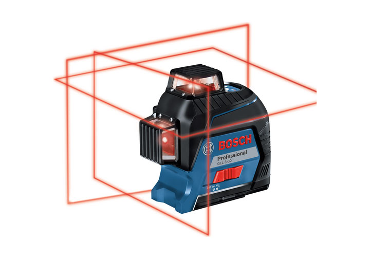 30m Máy cân mực tia laser đỏ Bosch GLL 3-80 30m Máy cân mực tia laser đỏ Bosch GLL 3-80