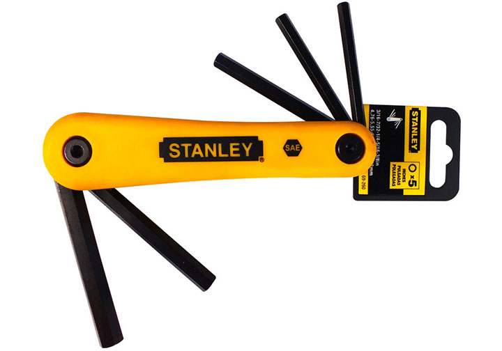 3/16-3/8" Bộ lục giác xếp đầu bằng 5 chi tiết Stanley 69-260 3/16-3/8" Bộ lục giác xếp đầu bằng 5 chi tiết Stanley 69-260