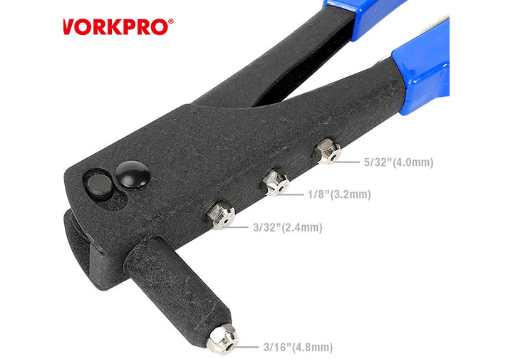 3/32, 1/8, 5/32, 3/16" Kìm rút đinh rivê Workpro WP225005 3/32, 1/8, 5/32, 3/16" Kìm rút đinh rivê Workpro WP225005