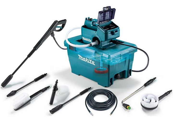 36V Máy xịt rửa áp lực cao dùng pin Makita DHW080ZK 36V Máy xịt rửa áp lực cao dùng pin Makita DHW080ZK