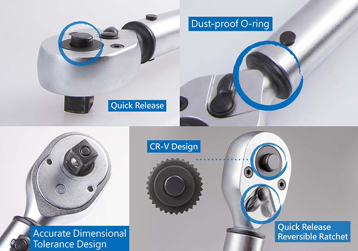 3/8" Cần siết lực 10-60Nm Kingtony 34362-3DG 3/8" Cần siết lực 10-60Nm Kingtony 34362-3DG