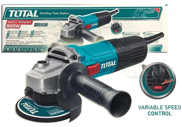 4" (100mm) Máy mài góc điều tốc 900W Total TG109100565 4" (100mm) Máy mài góc điều tốc 900W Total TG109100565
