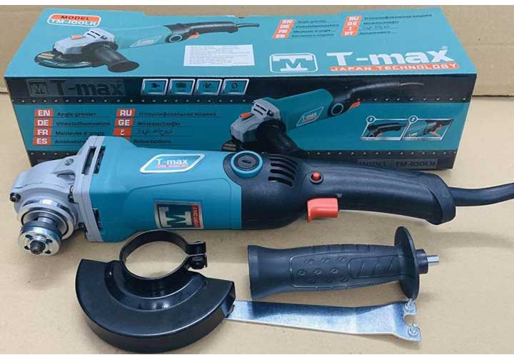 4" (100mm) Máy mài góc thân dài 950W T-Max TM-100LH 4" (100mm) Máy mài góc thân dài 950W T-Max TM-100LH