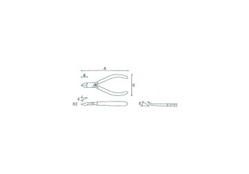 4.5" Kìm điện Keiba HN-D04 4.5" Kìm điện Keiba HN-D04