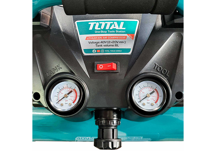 40V Máy nén khí 6L dùng pin Total TACLI2003 40V Máy nén khí 6L dùng pin Total TACLI2003