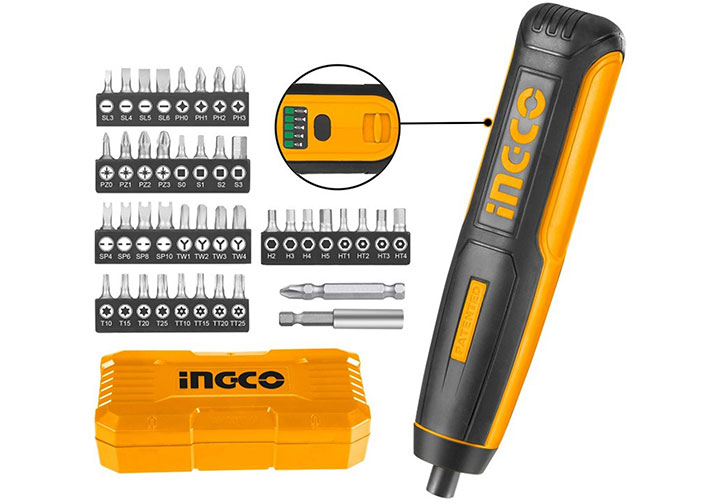 4V Máy siết vít dùng pin Ingco CSDLI0403 4V Máy siết vít dùng pin Ingco CSDLI0403