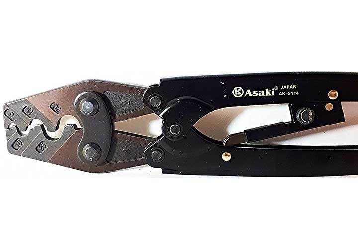 5.5-38mm2 Kìm bấm cos 38L Asaki AK-9114 5.5-38mm2 Kìm bấm cos 38L Asaki AK-9114