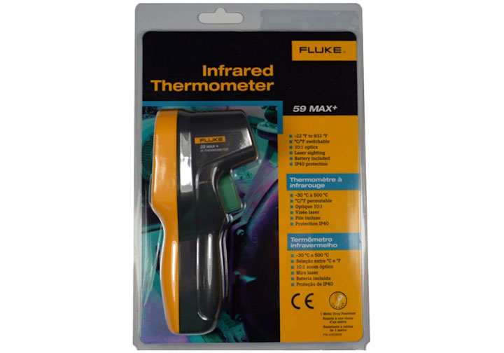 500 độ C Máy đo nhiệt độ bằng tia hồng ngoại Fluke 59 MAX+ 500 độ C Máy đo nhiệt độ bằng tia hồng ngoại Fluke 59 MAX+