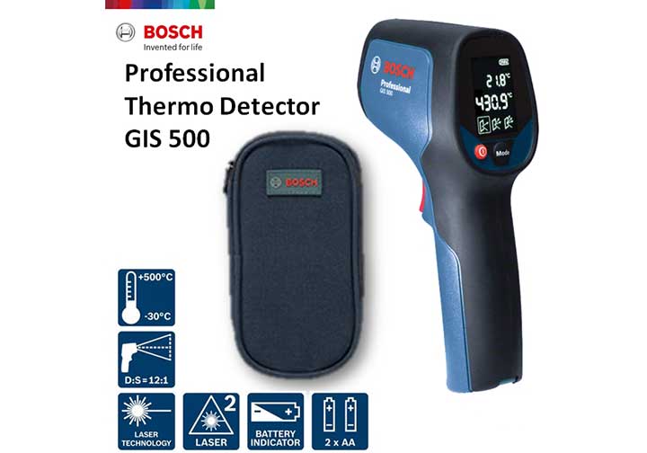 500 độC Máy đo nhiệt độ Bosch GIS 500 500 độC Máy đo nhiệt độ Bosch GIS 500