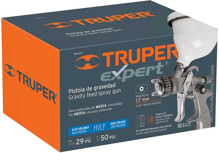500ml Súng phun sơn dùng khí nén bình nhựa Truper 12128 (PIPI-440) 500ml Súng phun sơn dùng khí nén bình nhựa Truper 12128 (PIPI-440)