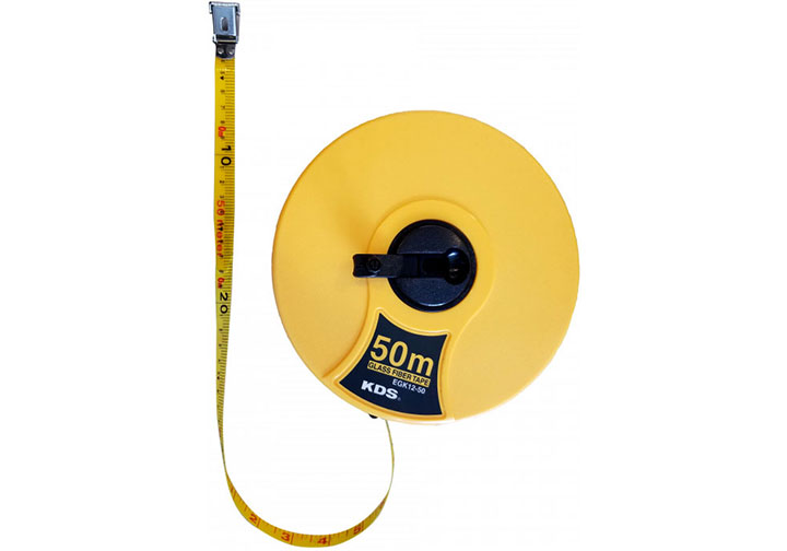 50m Thước cuốn sợi thủy tinh KDS EGK1250 50m Thước cuốn sợi thủy tinh KDS EGK1250