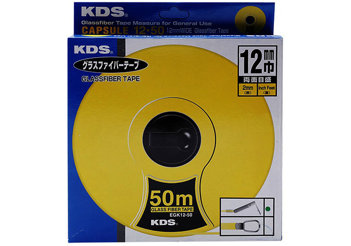 50m Thước cuốn sợi thủy tinh KDS EGK1250 50m Thước cuốn sợi thủy tinh KDS EGK1250