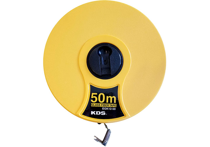 50m Thước cuốn sợi thủy tinh KDS EGK1250 50m Thước cuốn sợi thủy tinh KDS EGK1250