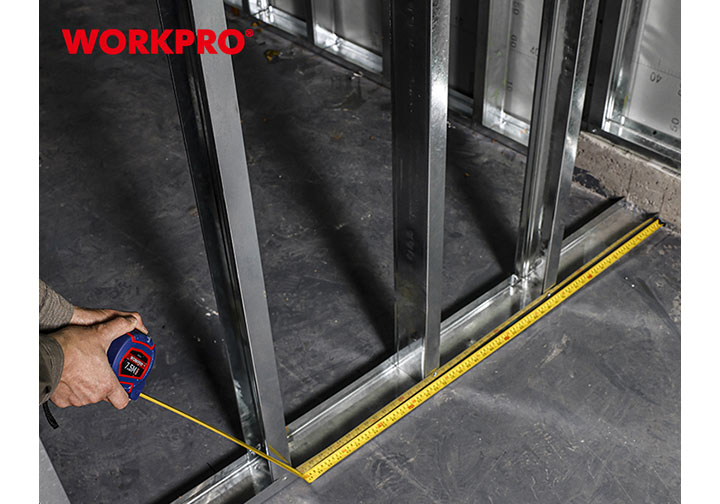 5m x 19mm Thước cuộn thép nylon Workpro WP261009 5m x 19mm Thước cuộn thép nylon Workpro WP261009