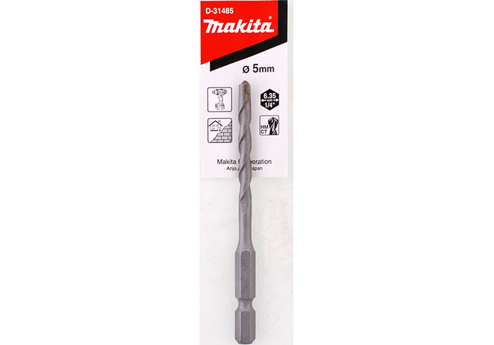 5x90mm Mũi khoan bê tông chuôi lục giác Makita D-31485 5x90mm Mũi khoan bê tông chuôi lục giác Makita D-31485