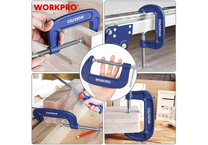 6" (150mm) Cảo chữ C Workpro WP232020 6" (150mm) Cảo chữ C Workpro WP232020