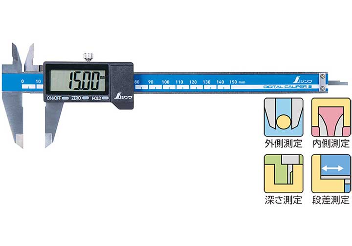 6" (150mm) Thước cặp điện tử Shinwa 19995 6" (150mm) Thước cặp điện tử Shinwa 19995